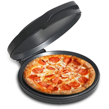 Commercial Chef 12 Inch Quesadilla / Pizza Maker, Black CHQP12R